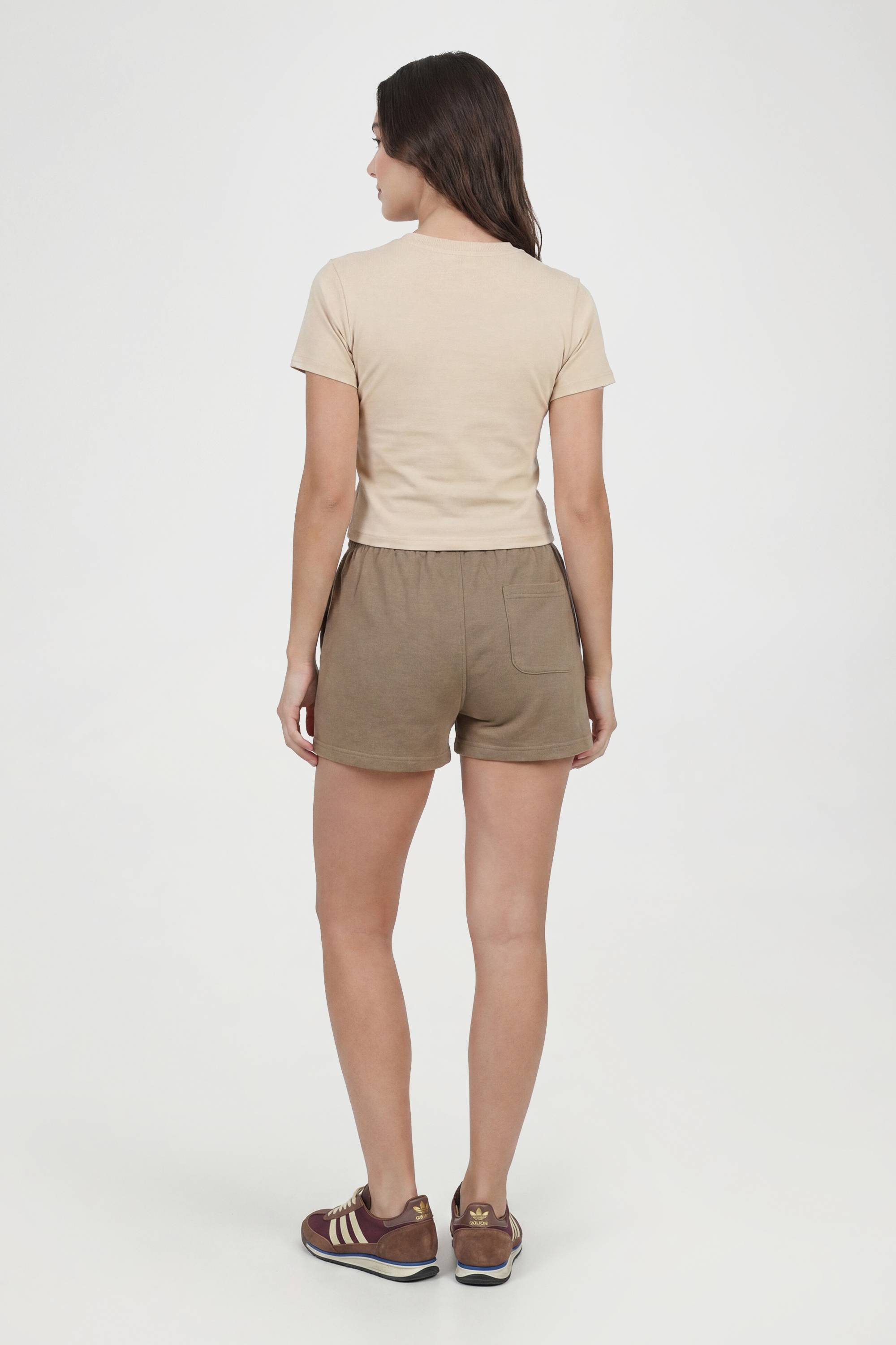 boohoo Short Molleton Coupe Ample Avec Cordon De Serrage Contrasté