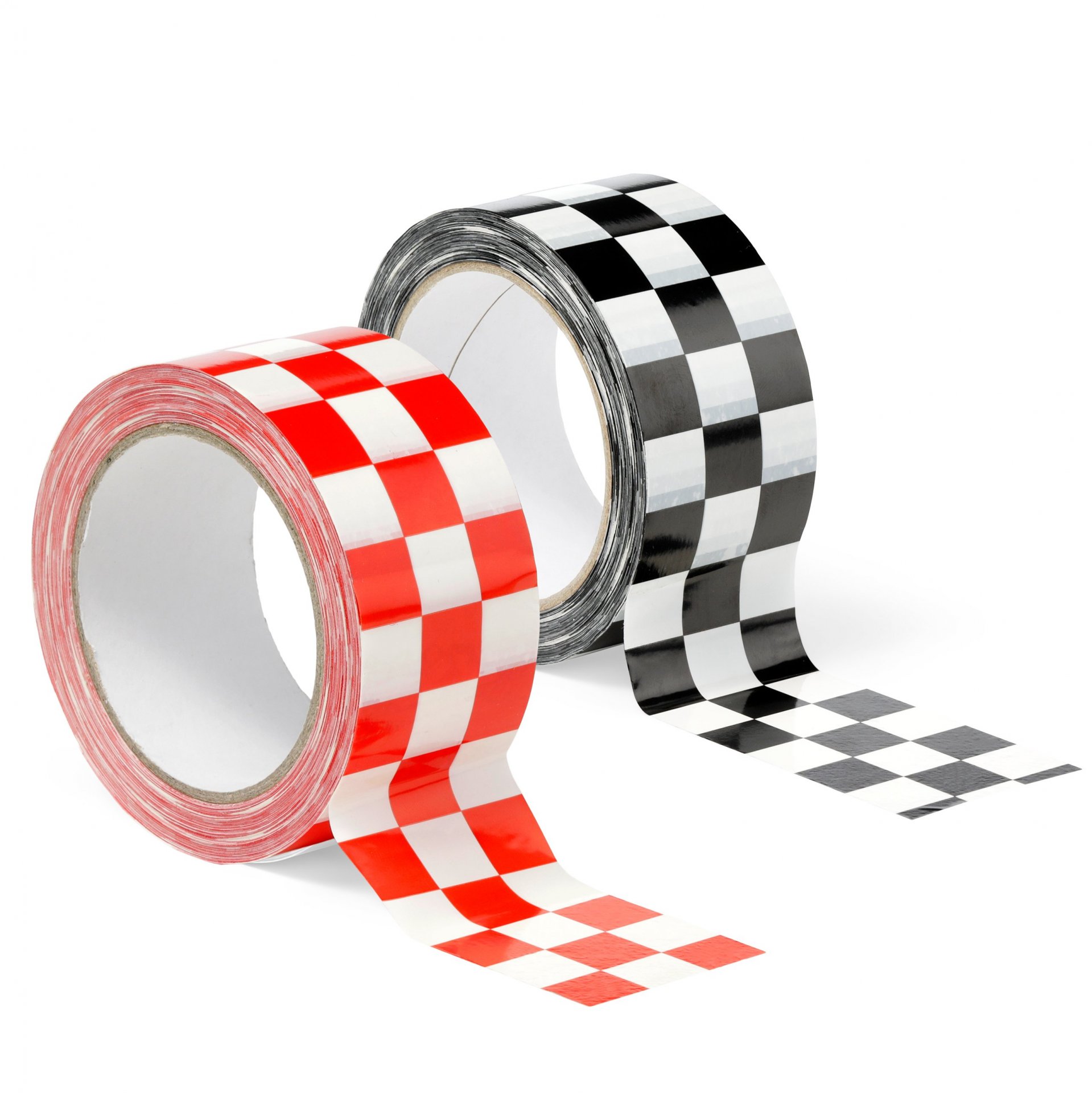 Verpackungsband Checker Tape karo Muster, PVC