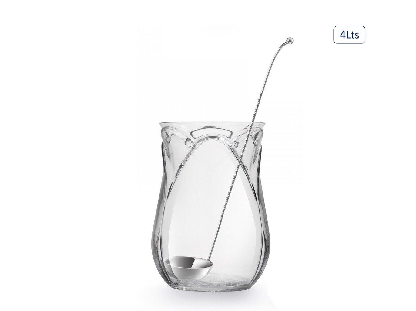 JARRO TULIP COM CONCHA EM VIDRO 4L