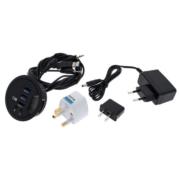 Studio Desk Cable Inlay USB 3 Hub