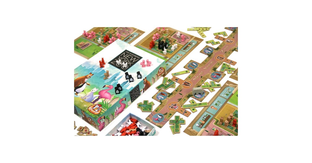 White Goblin GamesNew York Zoo Bordspel  (Nederlands, 1 - 5 spelers, 30 minuten, Vanaf 10 jaar)