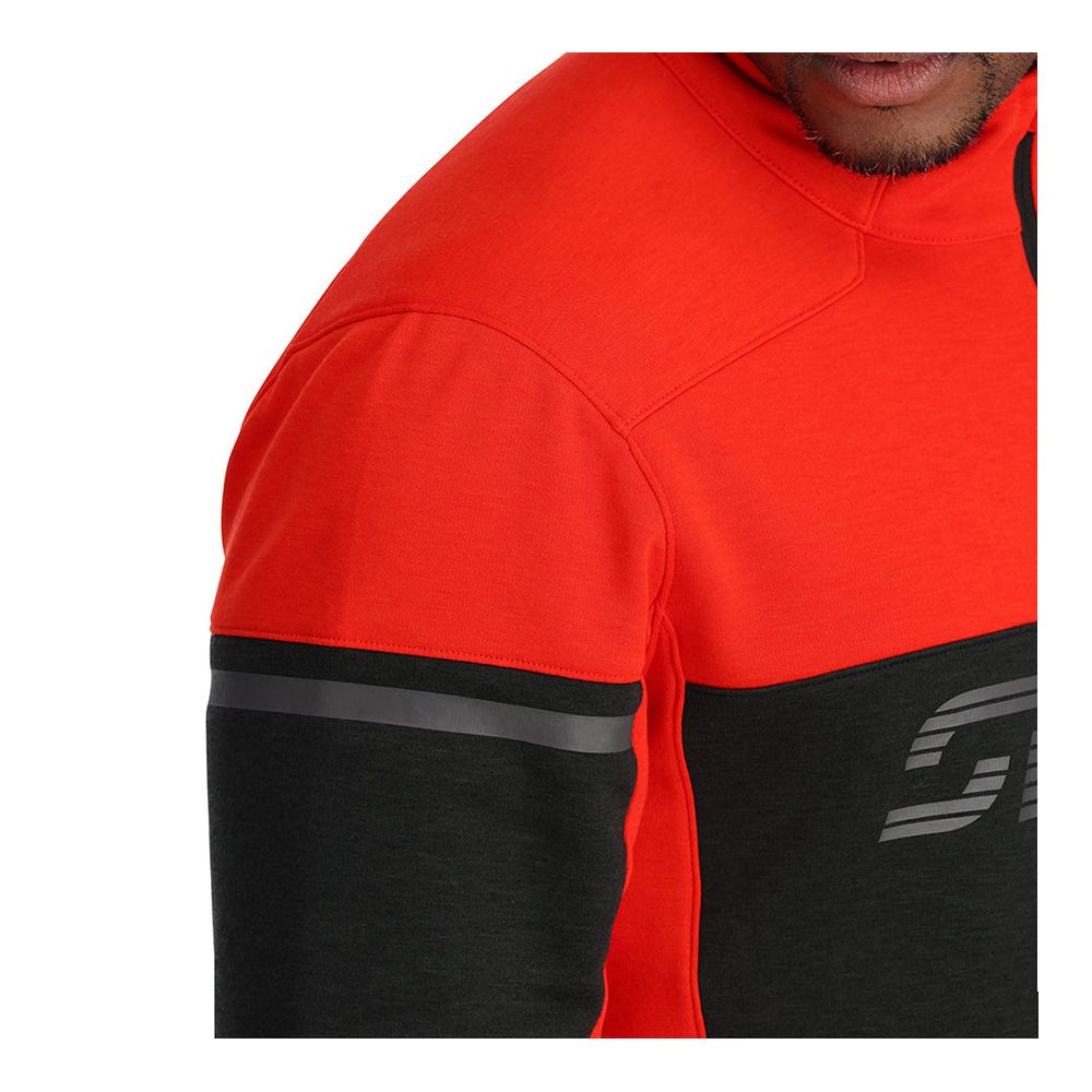Spyder SPEED FLEECE 1/2 ZIP - Polaire Homme volcano