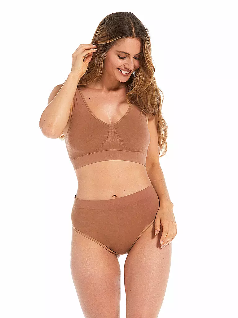 MAGIC BODYFASHION Bustier Comfort Bra Bamboo Mocha braun