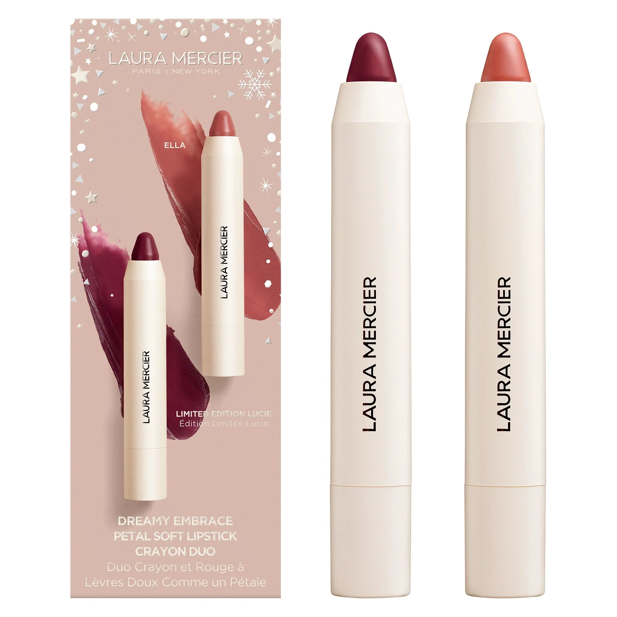 Dreamy Embrace - Duo Petal Soft Lipstick Crayon |