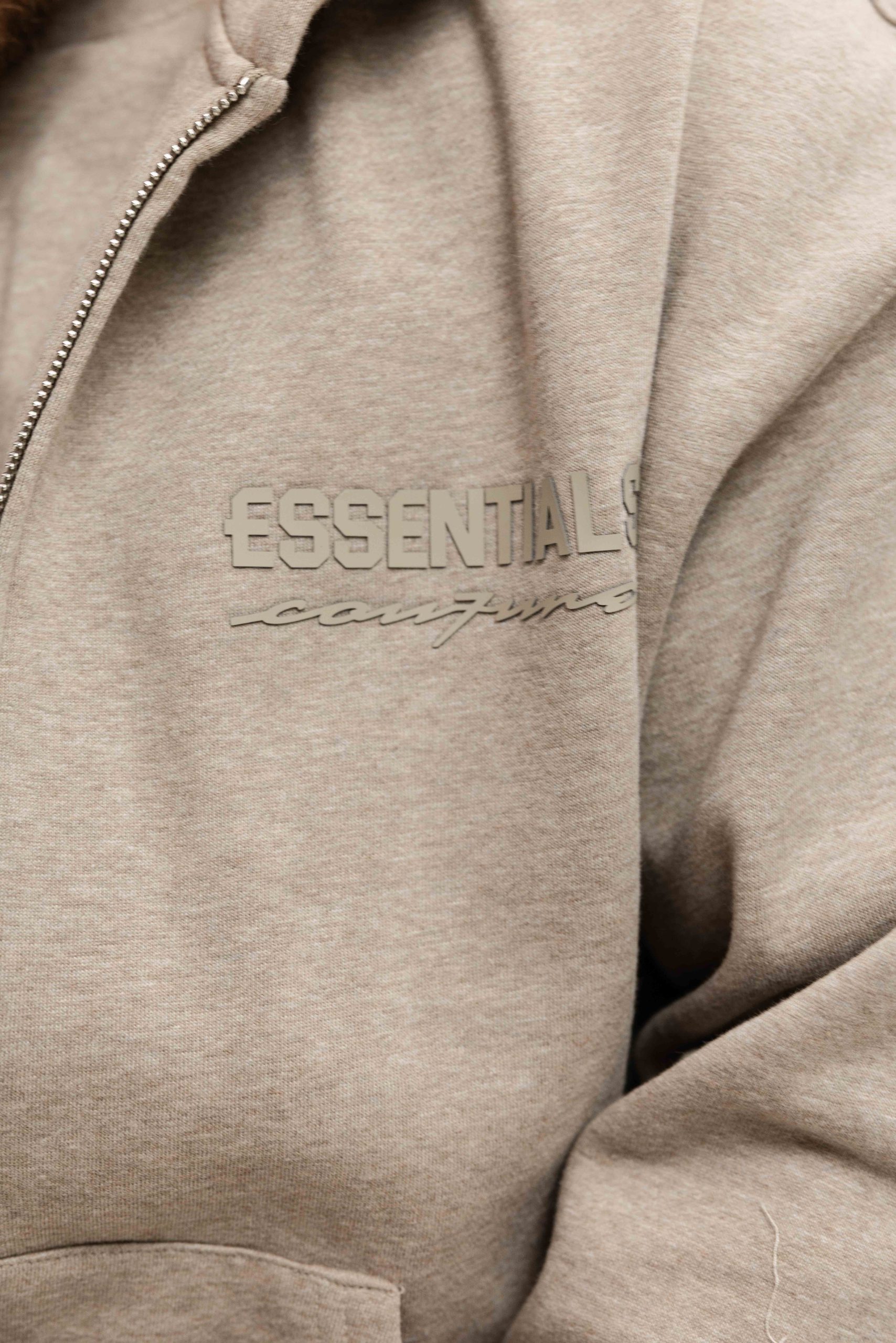 Cou7ure Essentials Basic Zipper Trainingspak Heren Lichtbruin