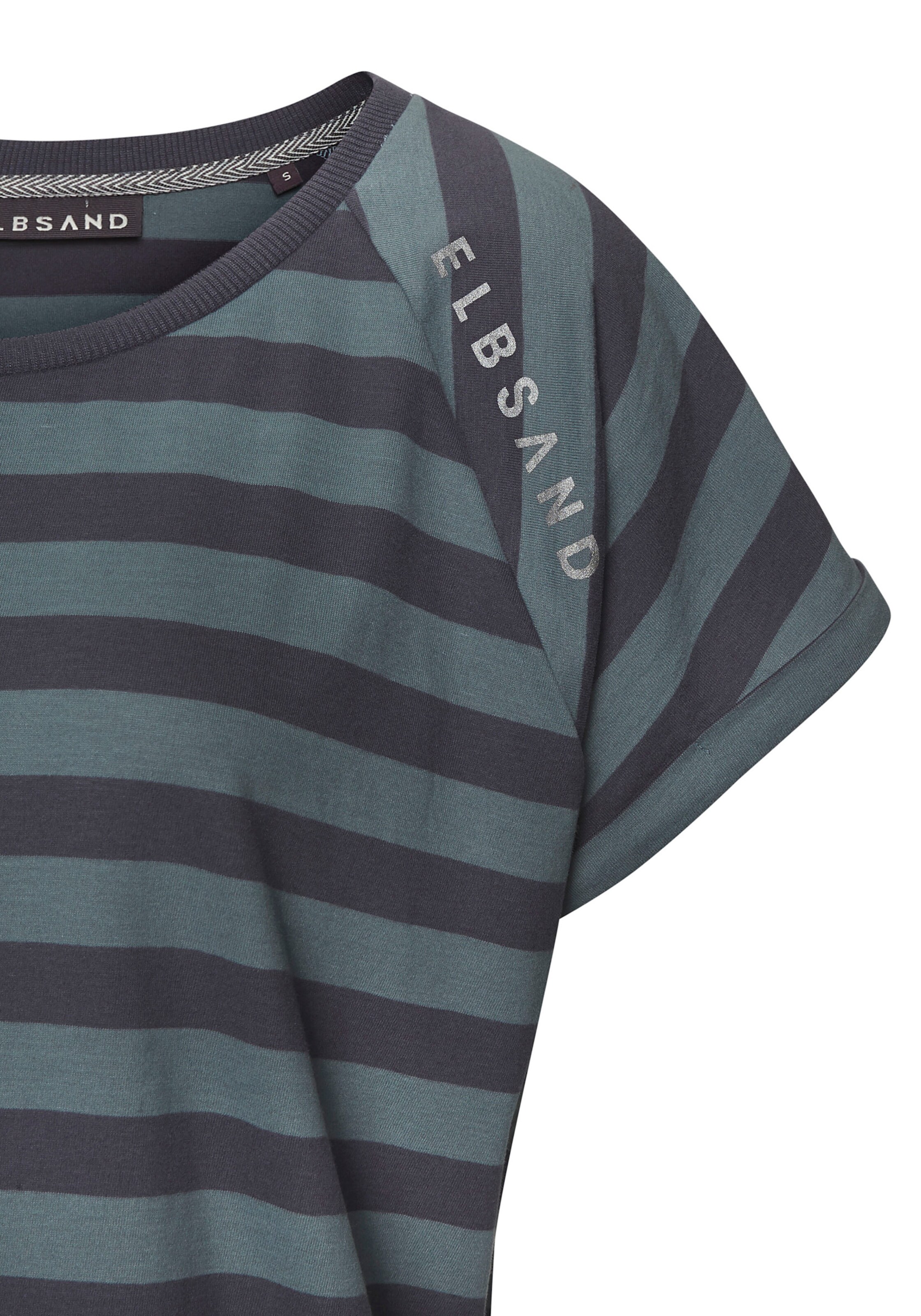 Elbsand T-Shirt in petrol-blau