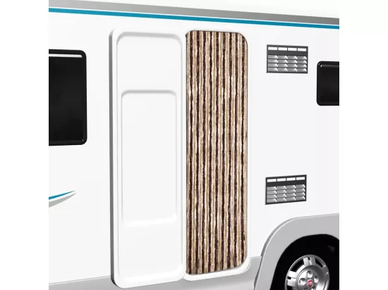 Moustiquaire Beige et marron clair 56x200 cm Chenille