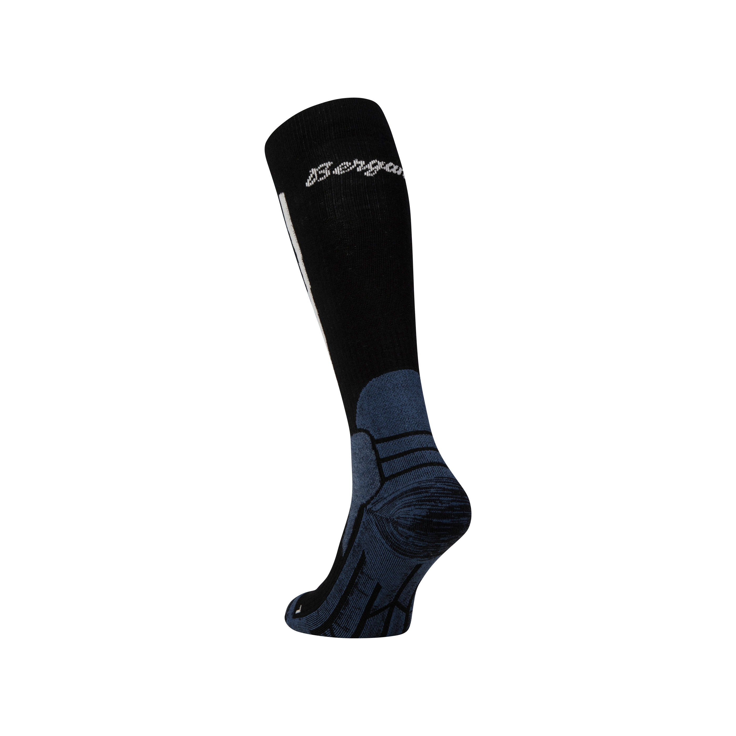 AllMountain Ski Merino Sock Black / Granite Blue