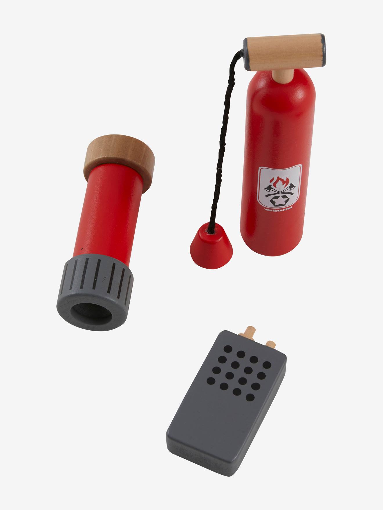 Conjunto de Bombeiros de Madeira Multicolorido com Certificação FSC®