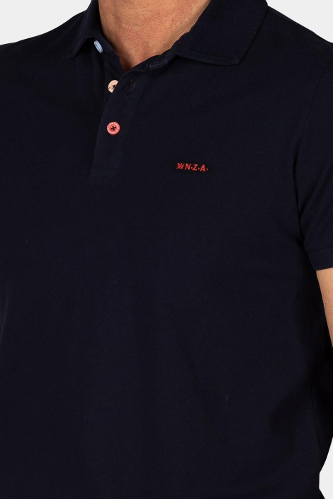 NZA blauwe heren polo