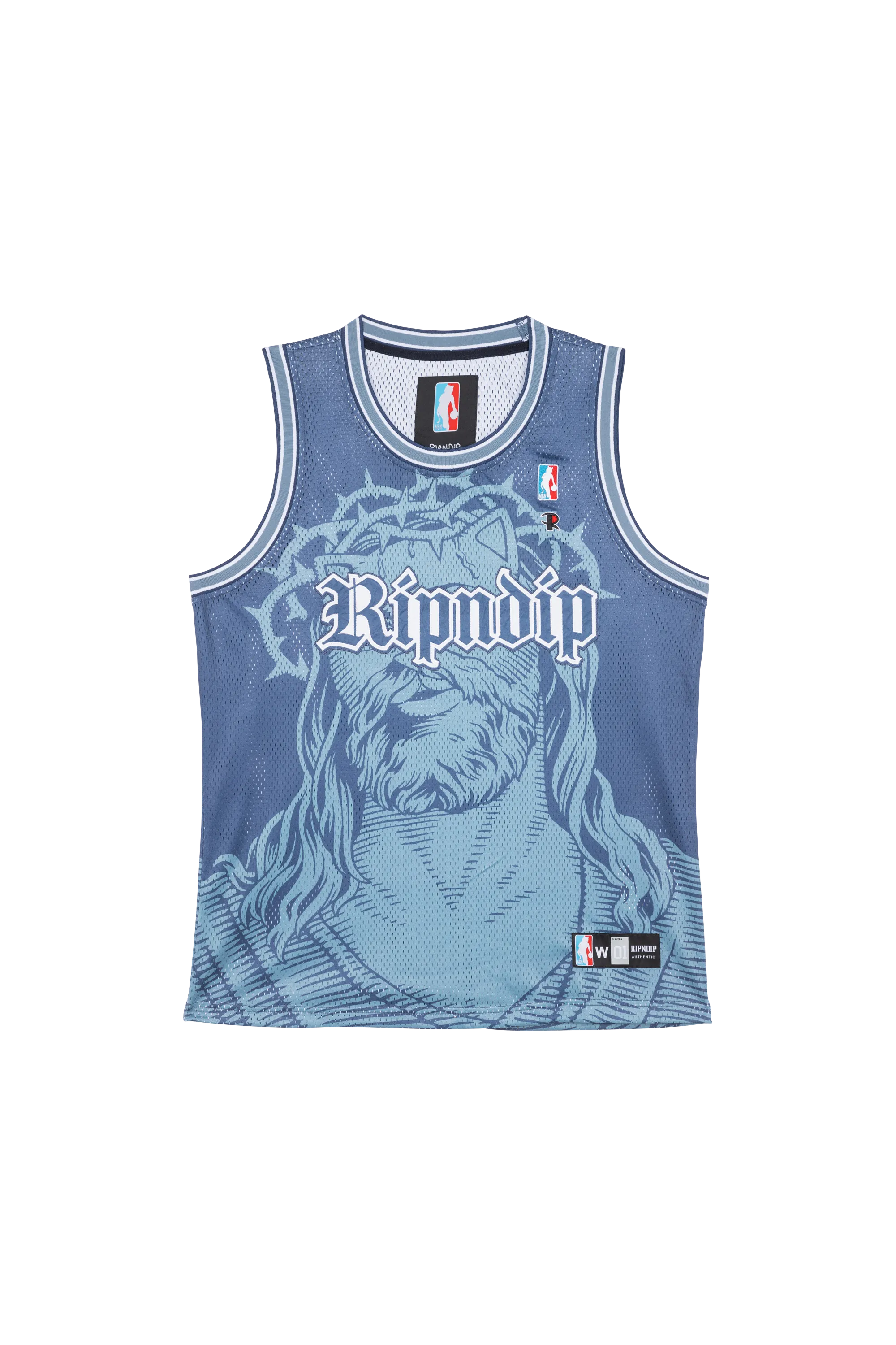 RIPNDIP Jersey Lord Savior Nerm Basketball Jersey Bleu