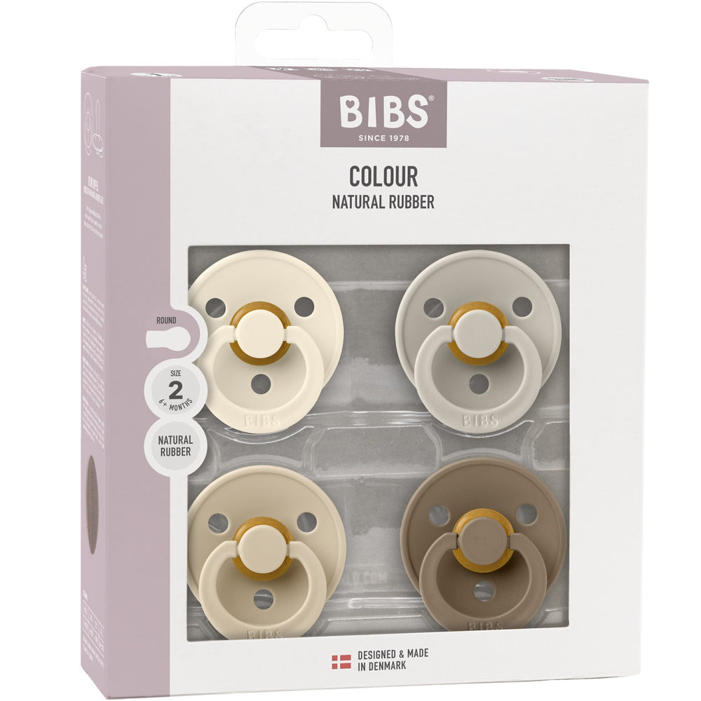 Køb Bibs Ivory/Sand Colour 4-pak Latex Ivory/Sand/Vanilla/Dark Oak