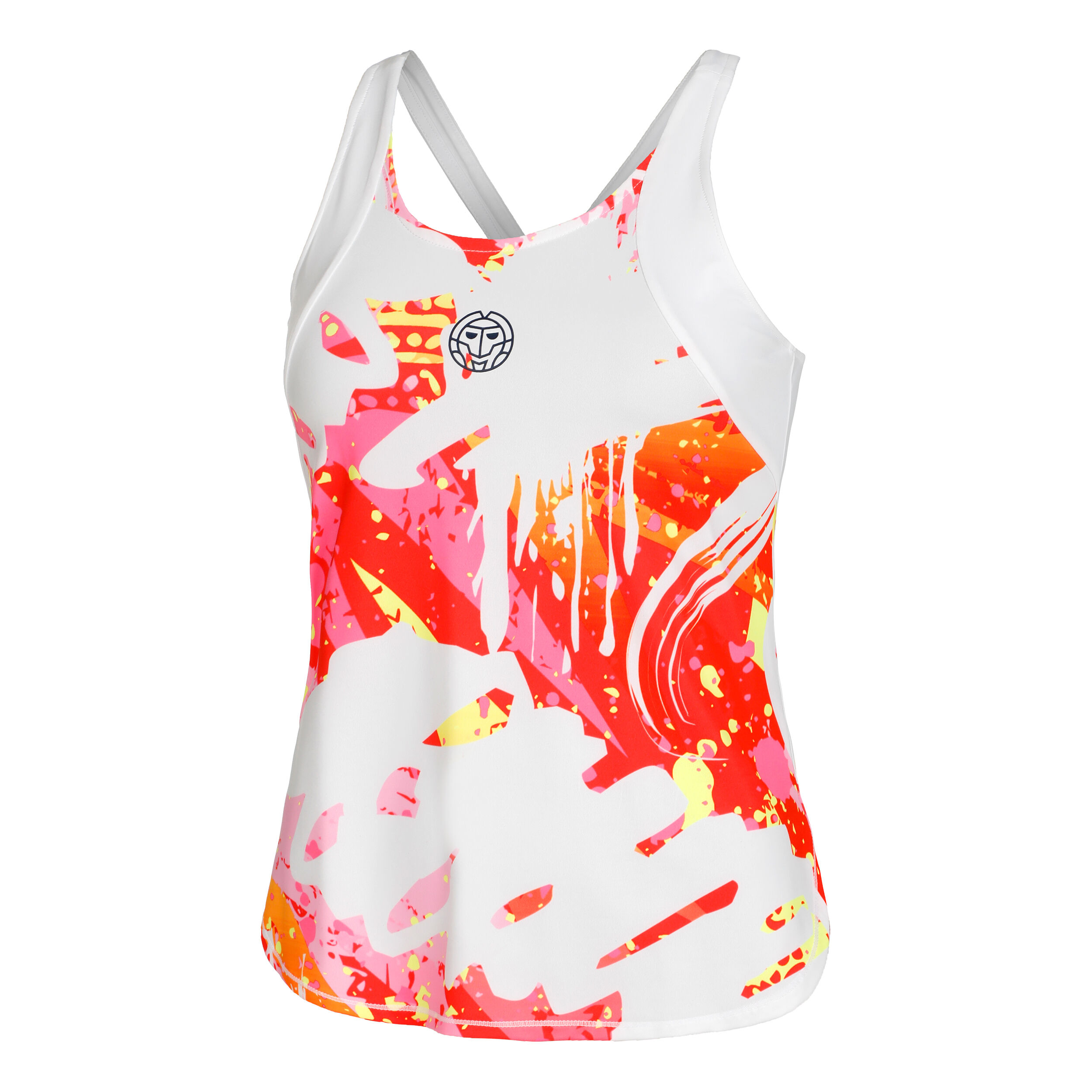BIDI BADU Wild Arts Débardeur Tank Top Femmes - Blanc , Multicouleur