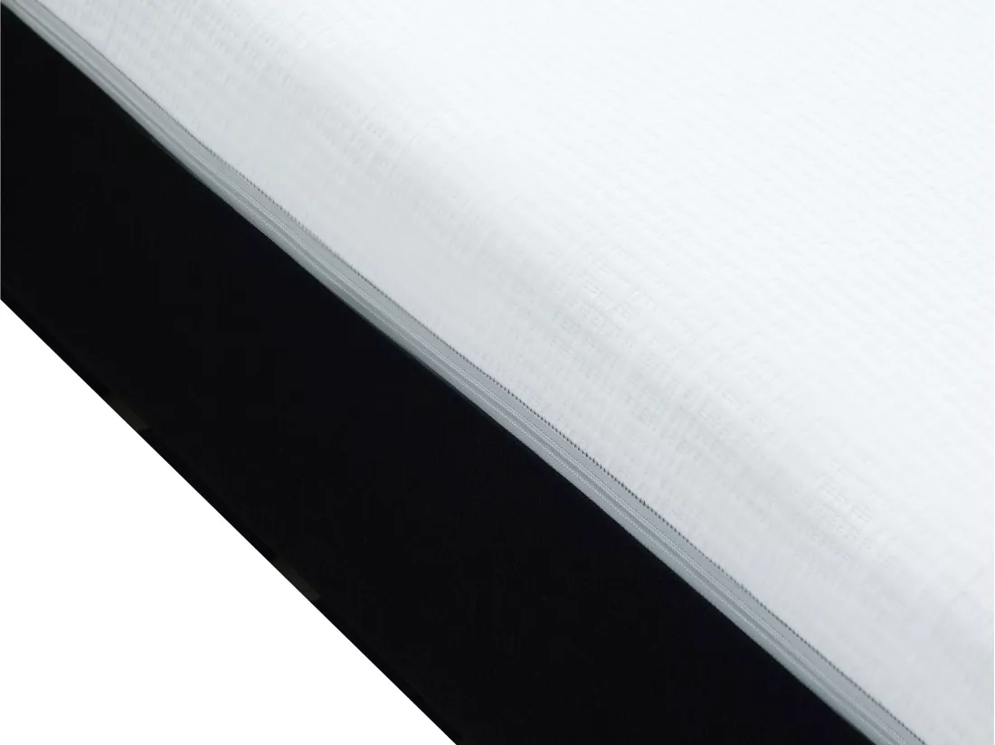 Ensemble 90 x 190 cm sommier tapissier + matelas hybride anti-feu ressorts ensachés 7 zones et mémoire de forme ép.29cm - SIVA de YSMÉE