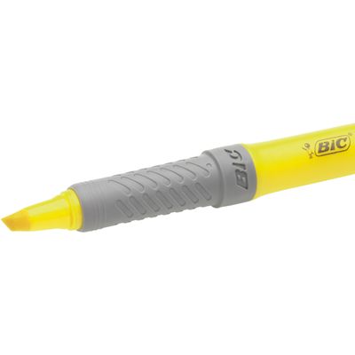 BIC Marking Highlighter Grip - Surligneur - jaune