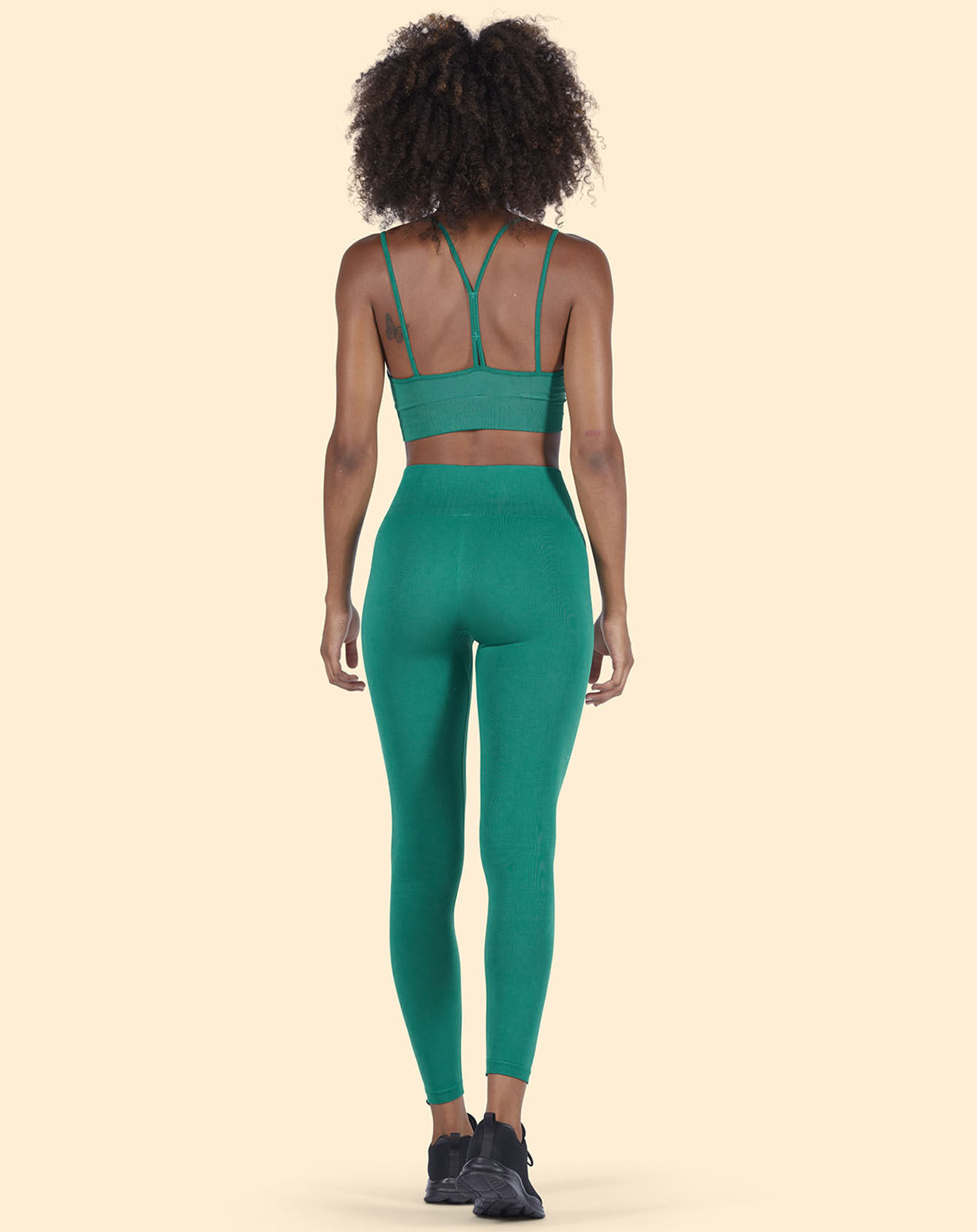 Onamaste Legging de sport vert émeraude