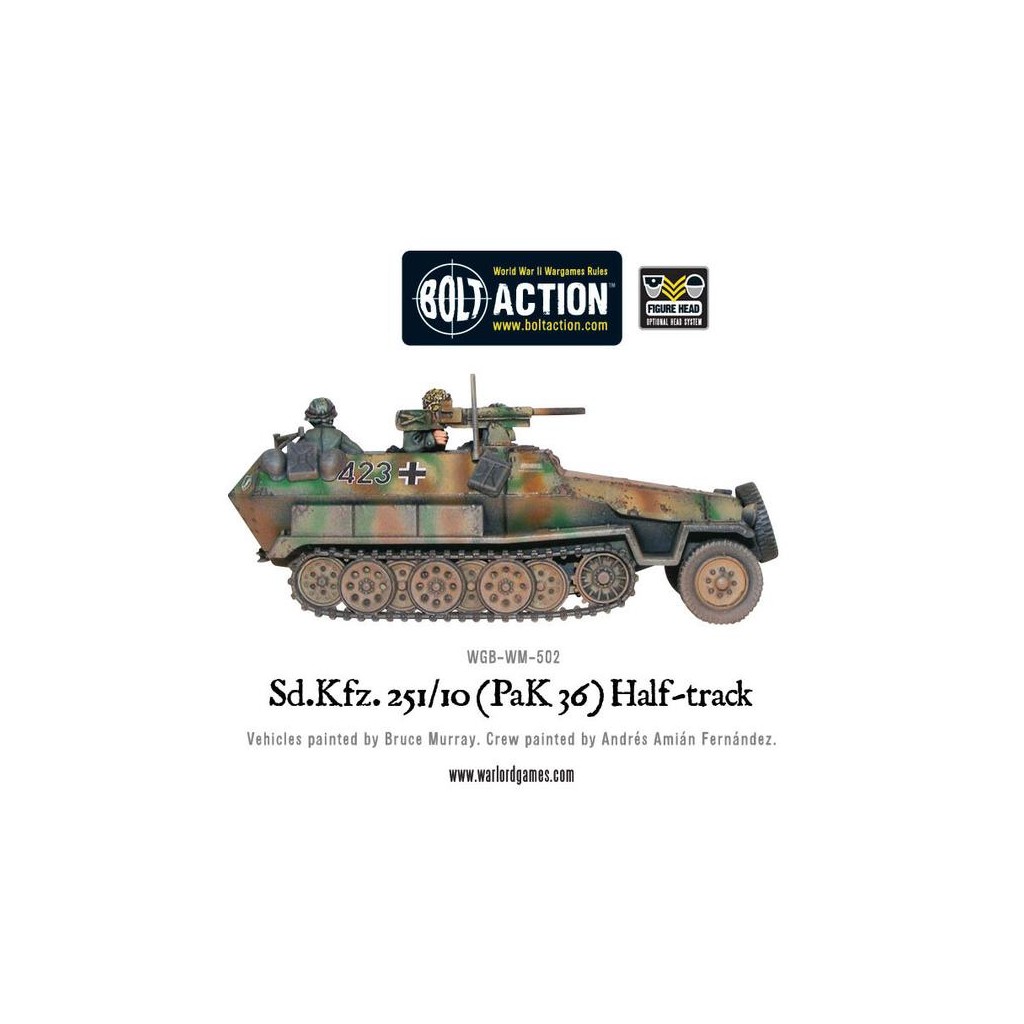 Bolt Action - Sd.Kfz 251/10 Pak 36 Half-Track
