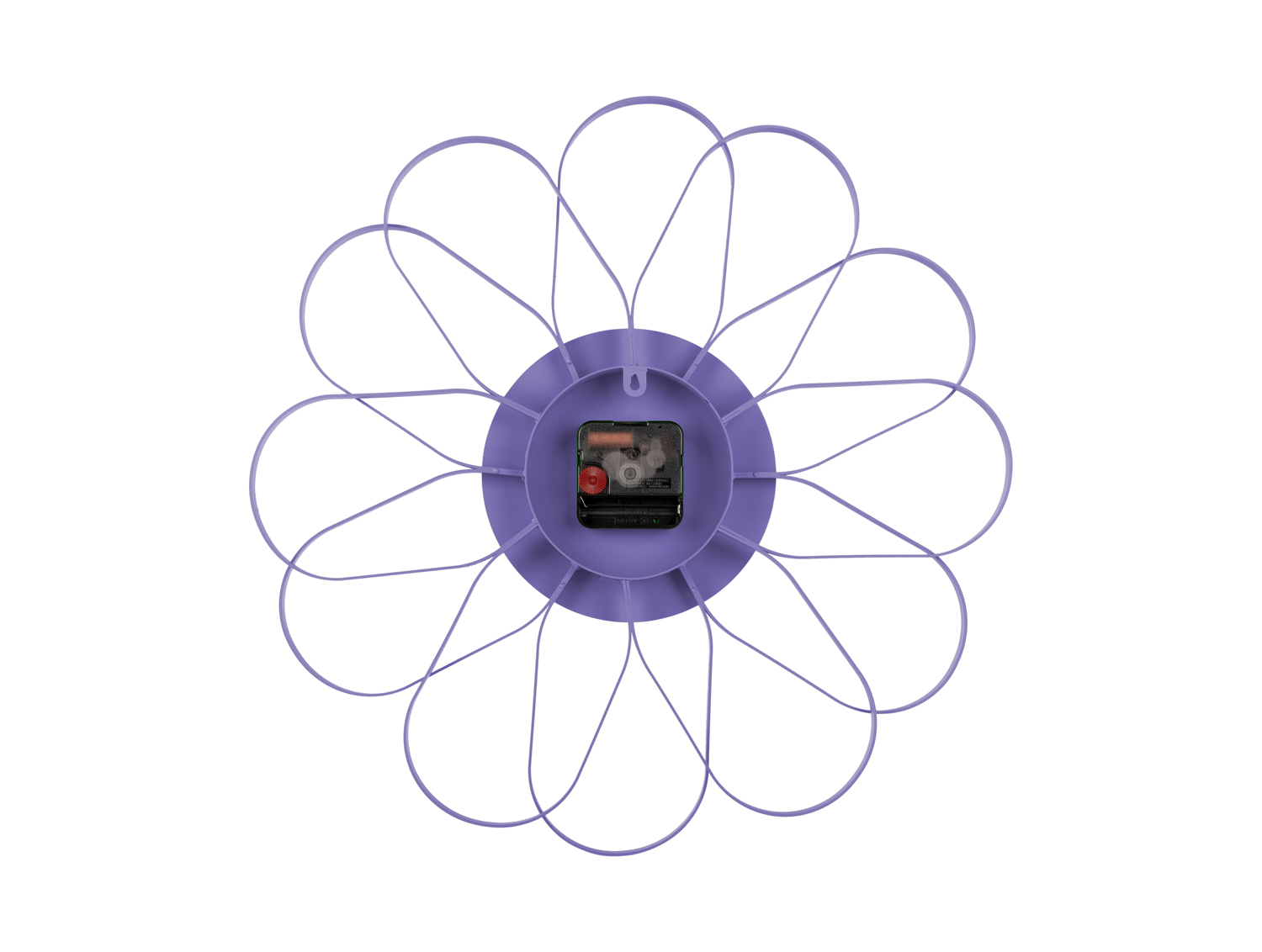 Wall clock Arkis iron bright purple