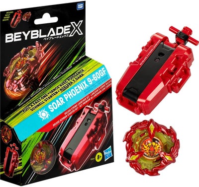 Beyblade X Soar Phoenix Deluxe String Launcher Sett