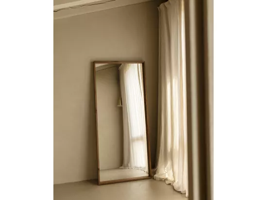 Miroir en bois couleur vieilli 80x180cm