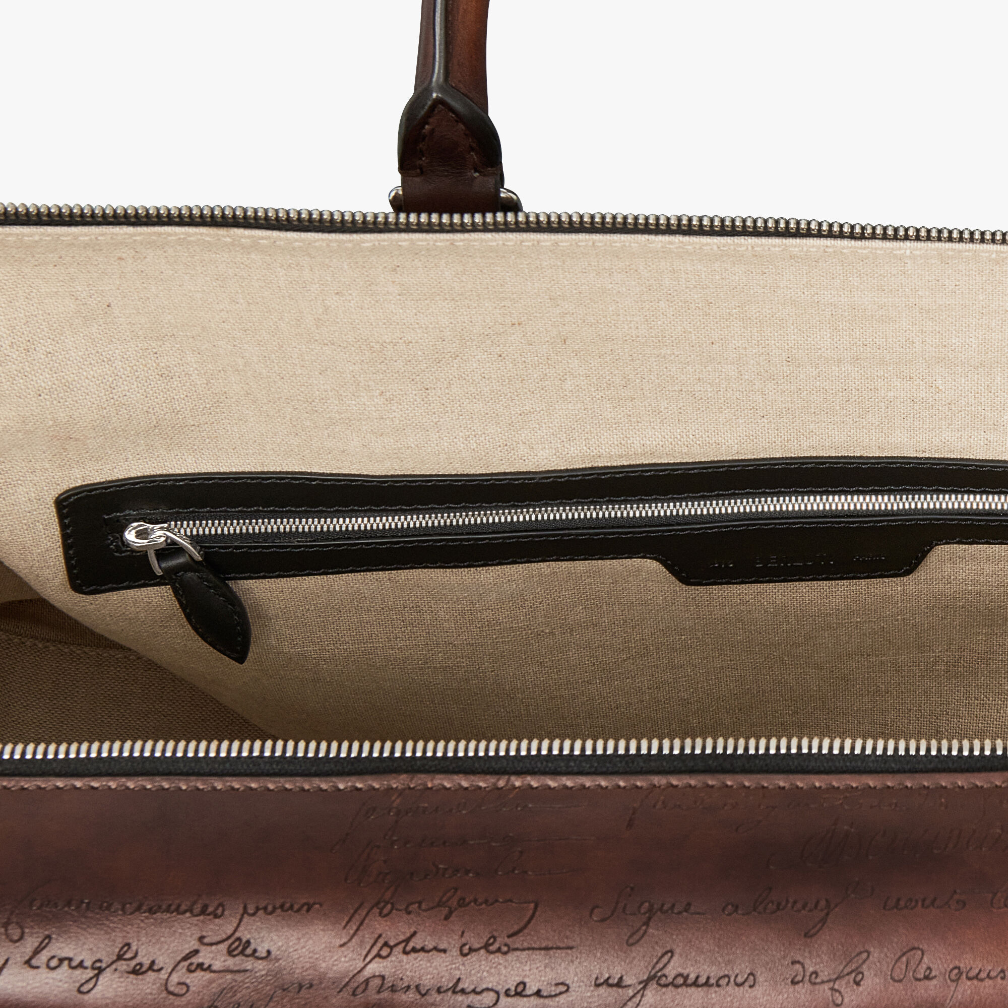 Sac de Voyage Jour Off Moyen Modèle En Cuir Scritto