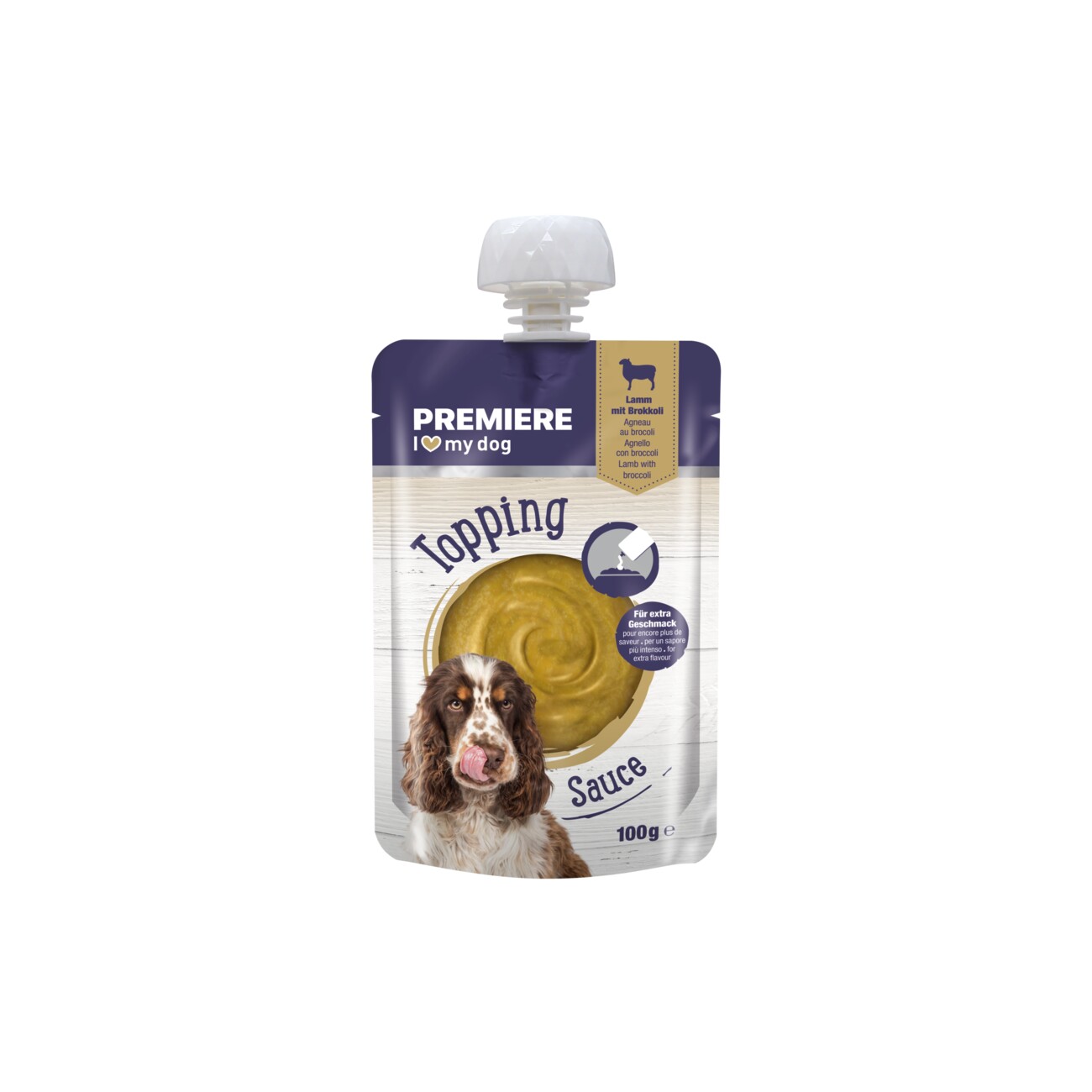 PREMIERE Topping Sauce Lamm und Brokkoli 6x100 g