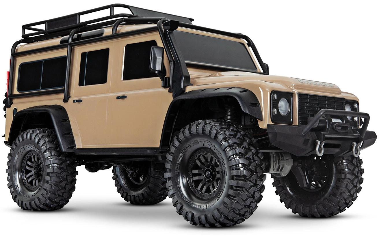 Scale Crawler Land Rover Defender D110, Sand ARTR, 1:10<br>Off-Road Model im Massstab 1:10