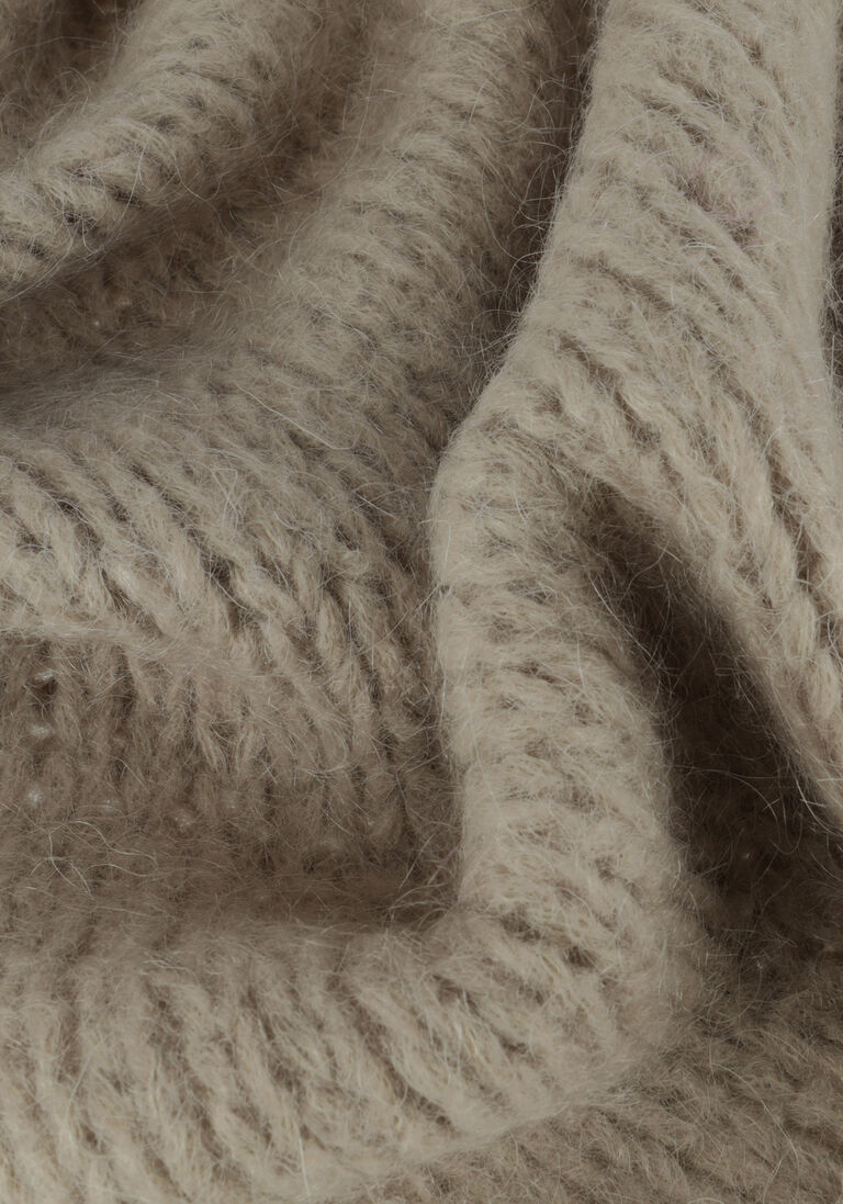 SUMMUM groene summum vest oversized cardigan mohair blend knit