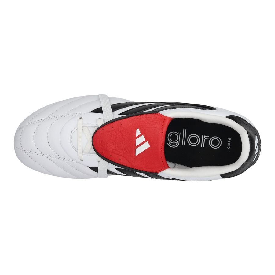 adidas Copa Gloro II FG - Blanc/Noir/Rouge
