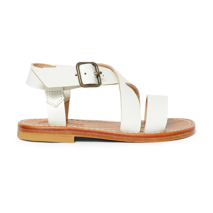 Bonpoint Sandales Cuir Caina | Ecru