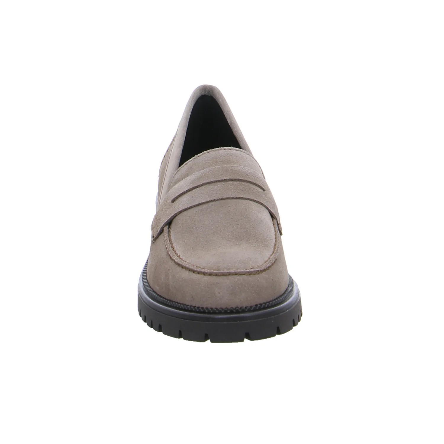 TAMARIS Slipper Taupe Leder