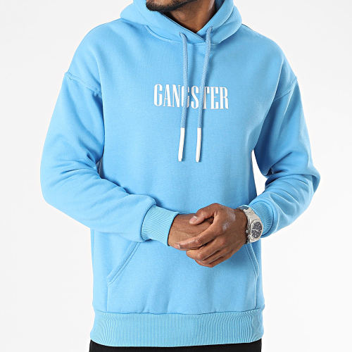 Sweat Capuche Bleu Clair