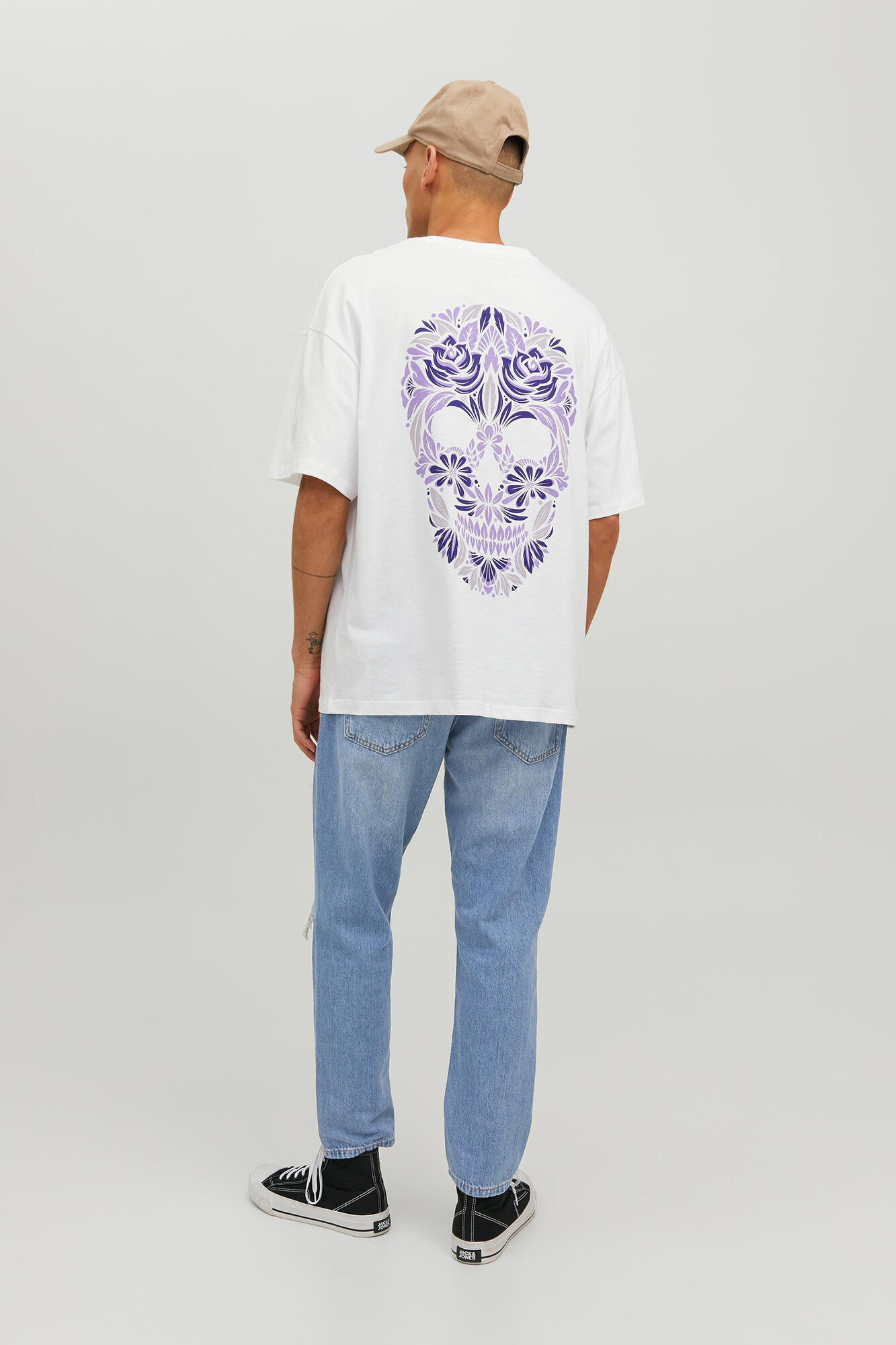 Calça jeans Frank cropped azul