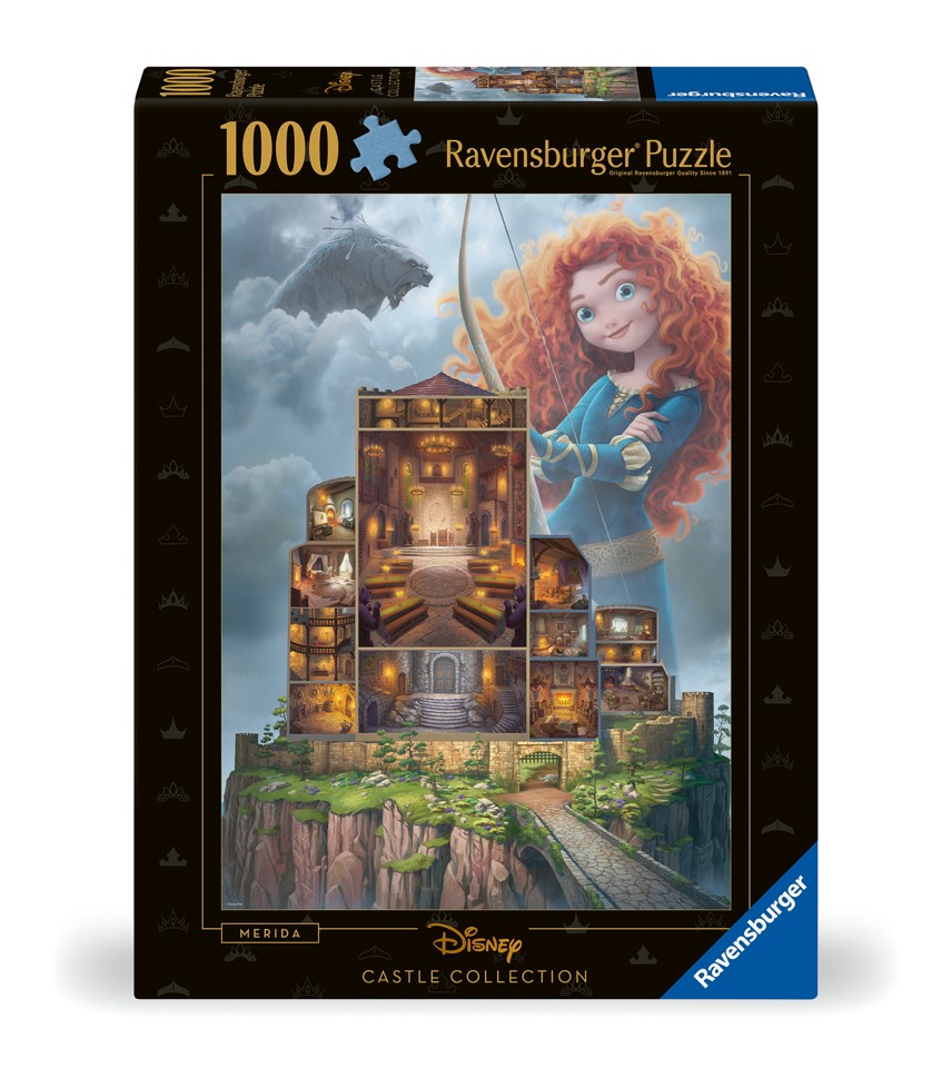 Ravensburger - Puslespil Disney Castles Merida 1000 brikker