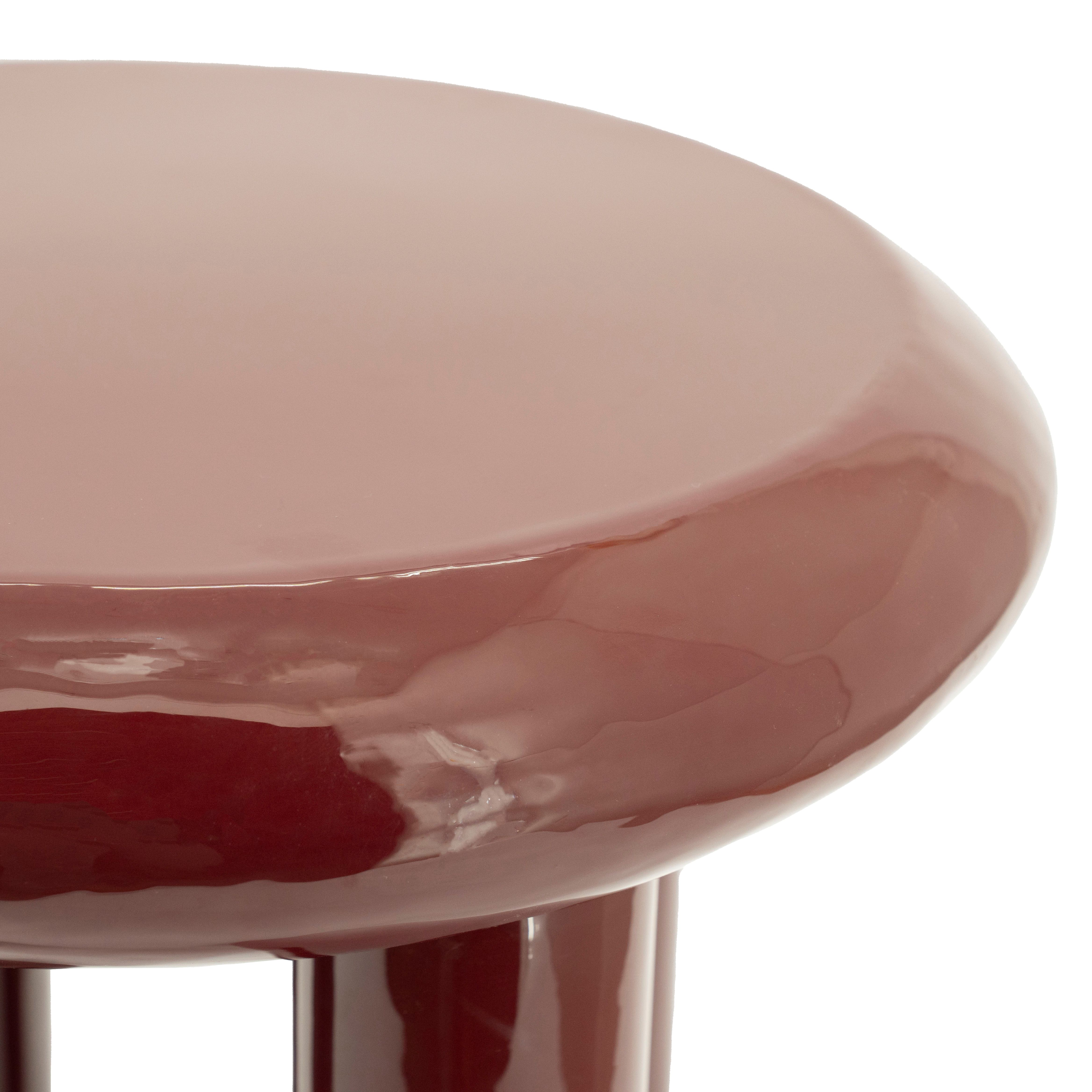 Bijzettafel 250088 burgundy Balloon ⌀43  x H45 cm