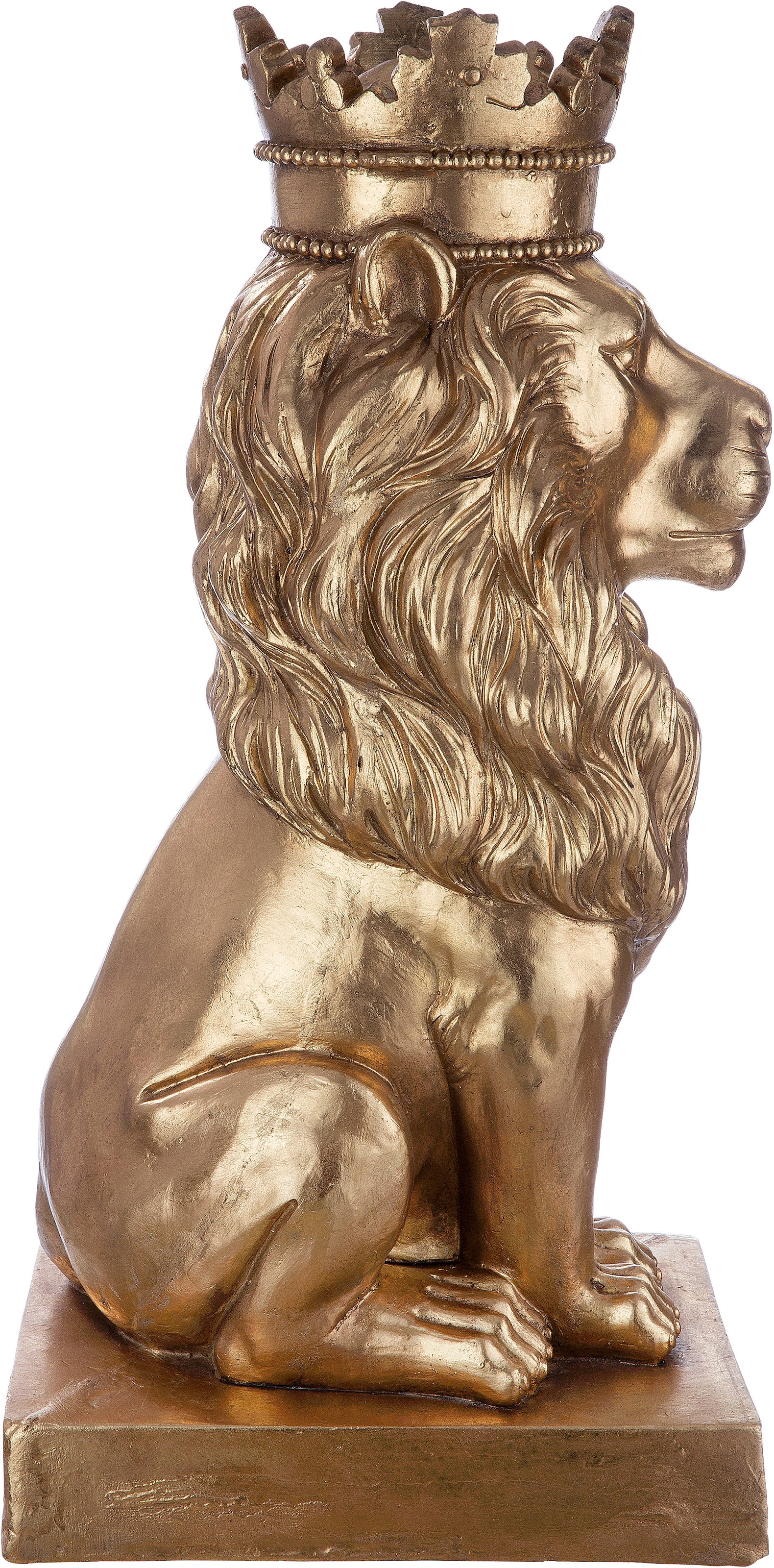 Casablanca by Gilde Dekofigur »Skulptur Löwe, gold« goldfarben