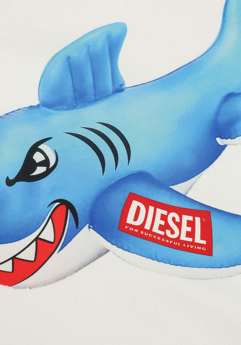 DIESEL witte diesel t-shirt mtinob2
