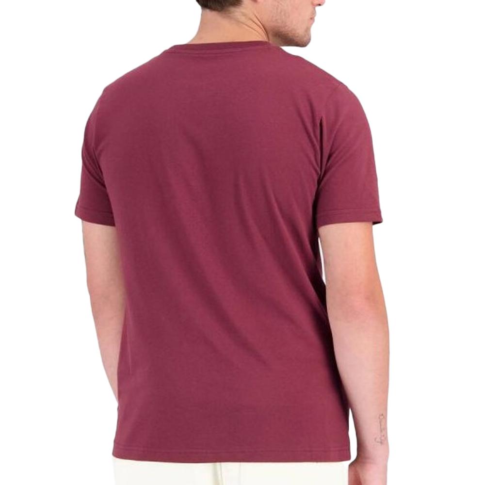 New Balance T-shirt Bordeaux Homme New Balance MT31908BG
