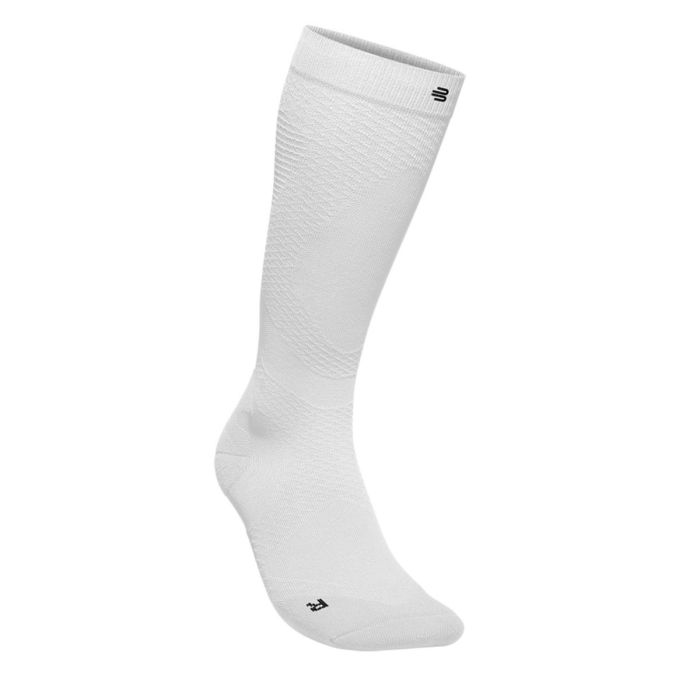 Bauerfeind Unisex Strømper Ultralight Compression Socks High Cut Hvid