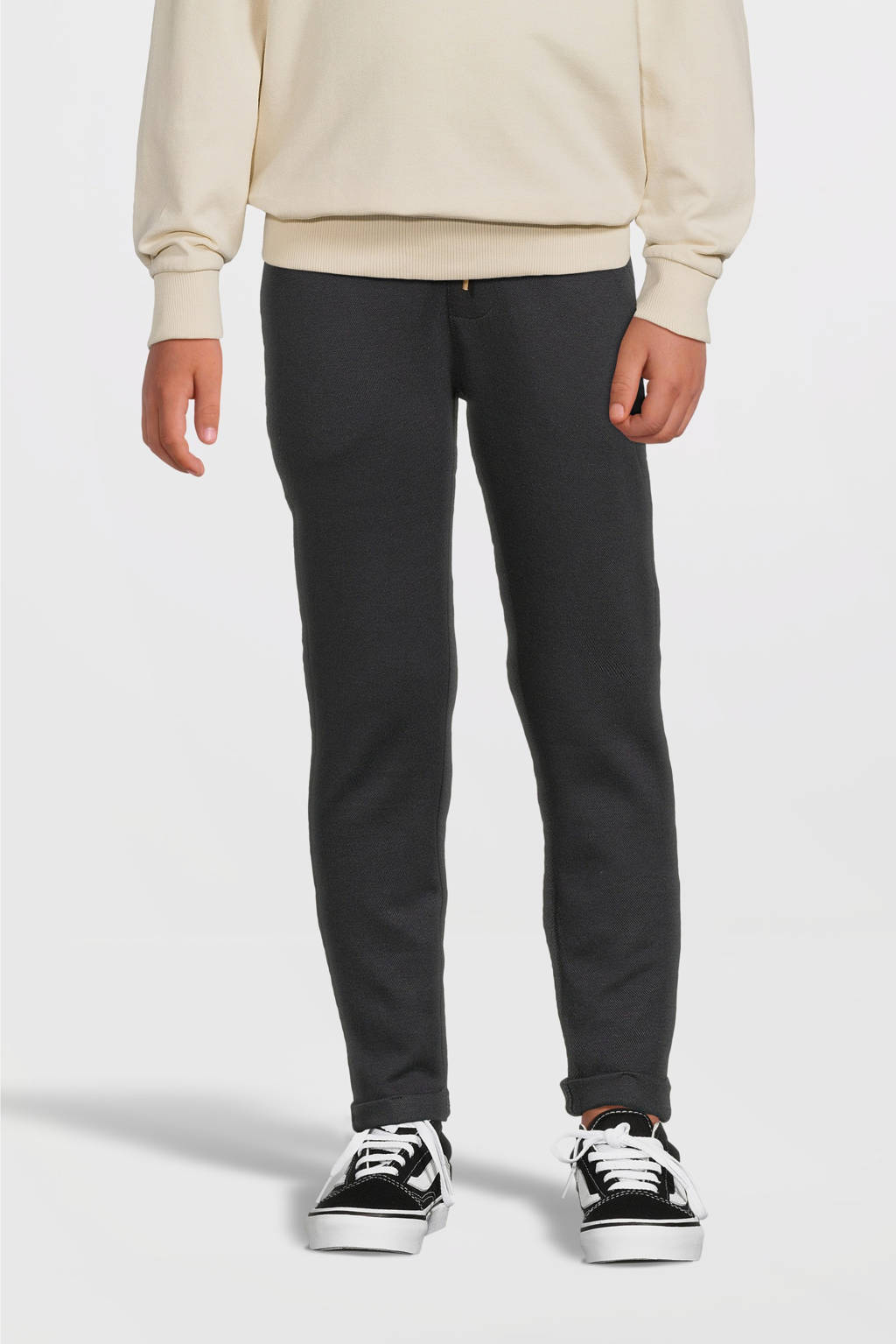 Koko Noko regular fit broek donkerblauw
