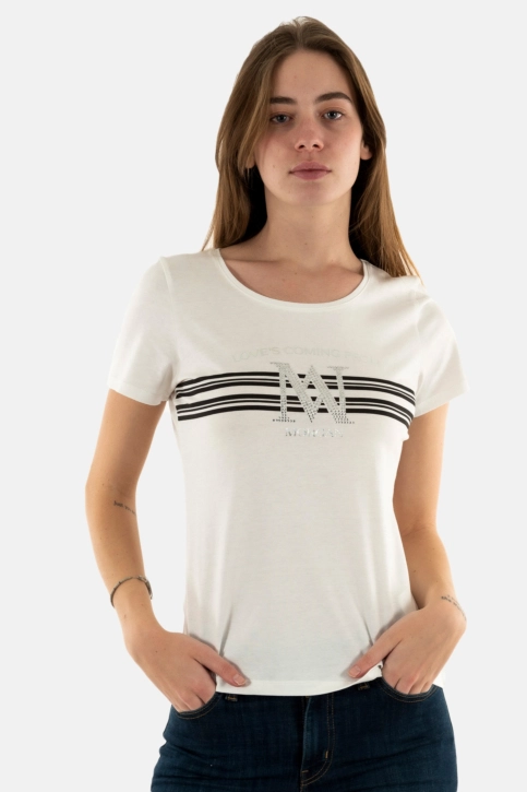 Tee shirt morgan 241-donna ecru