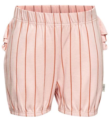 Hummel Shorts - HMLFrannie - Rosa m. Streifen