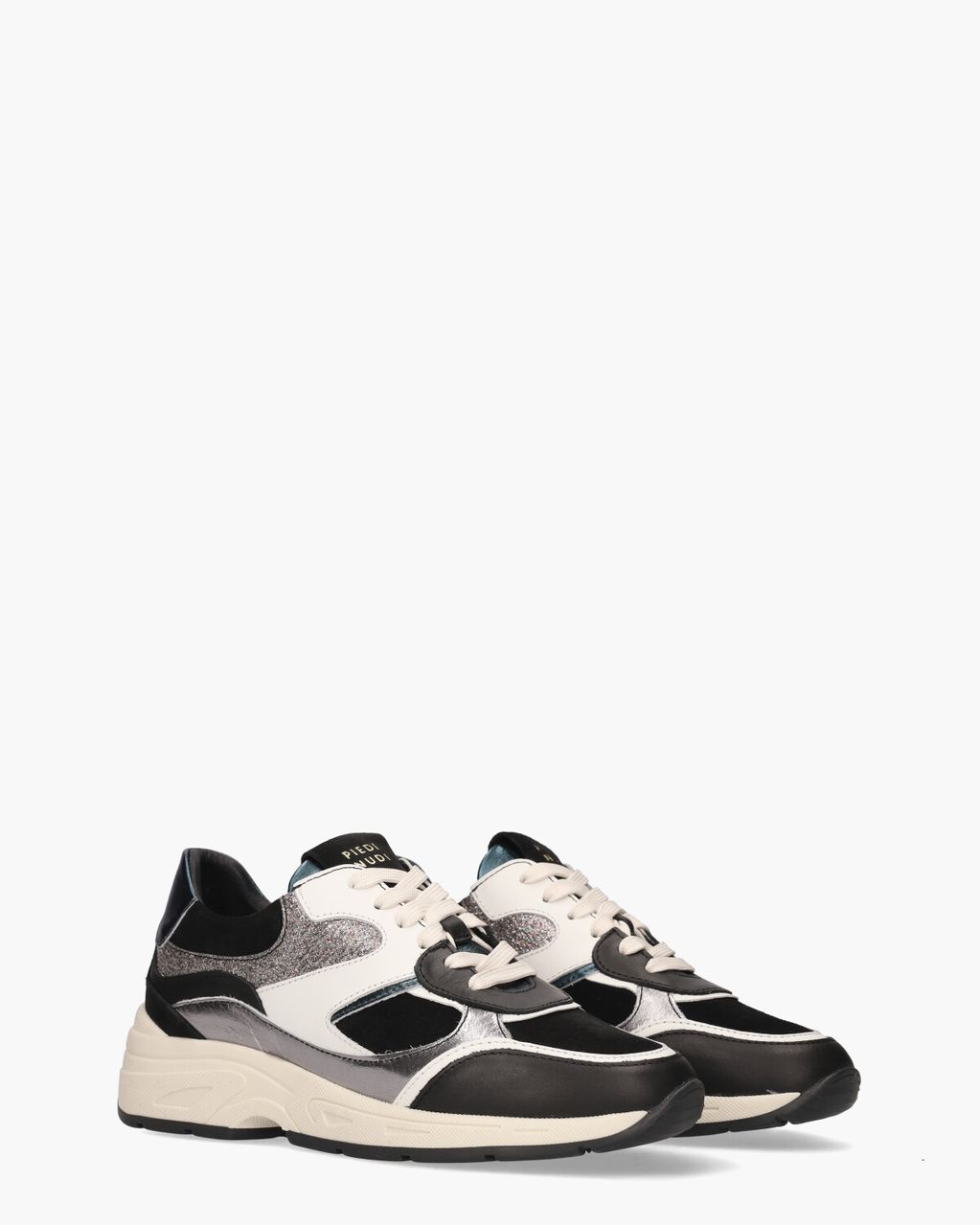 Piedi Nudi Talla 03.04 Zwart/Multicolor Damessneakers