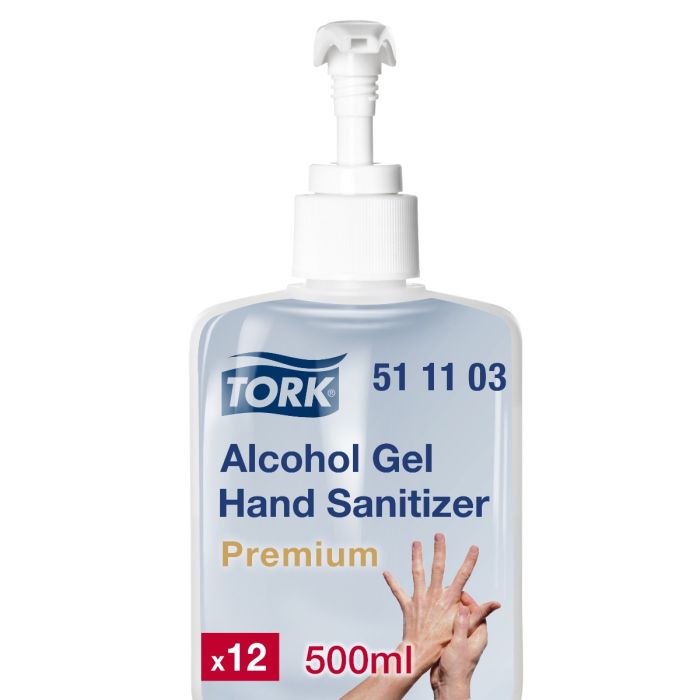 Tork 511103 12st Alcohol Gel Handdesinfectie 12 x 500ml (511103)