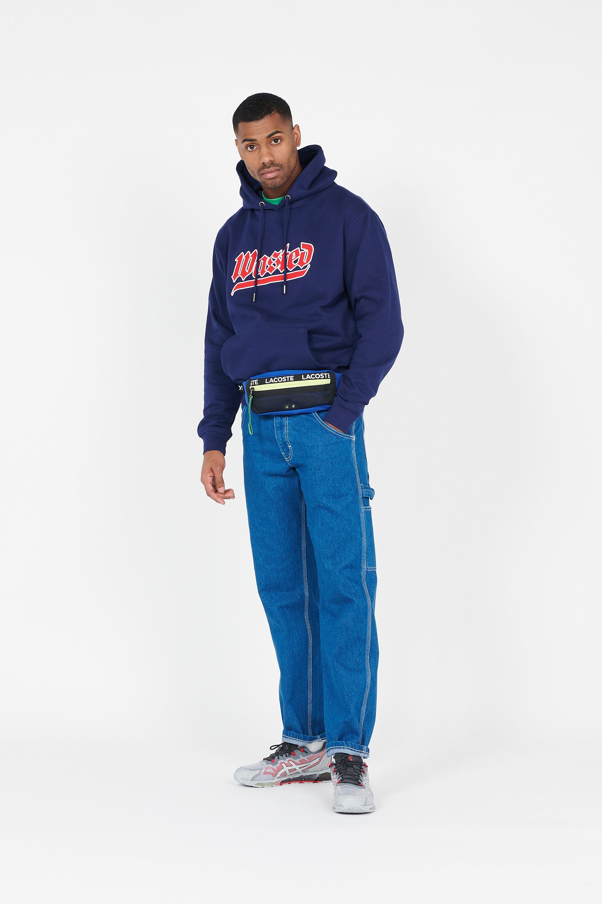 WASTED Sweat CHILL STIPPLE Bleu