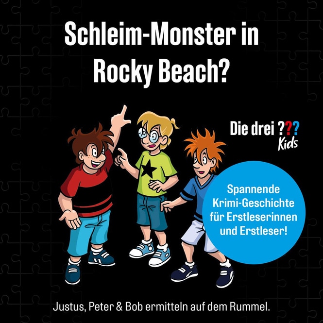 Die drei ??? Kids - Krimi Puzzle - Vorsicht, Glibber-Falle!