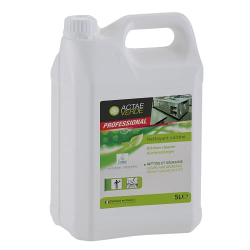 Nettoyant cuisine certifié Ecolabel bidon de 5L Actae Verde