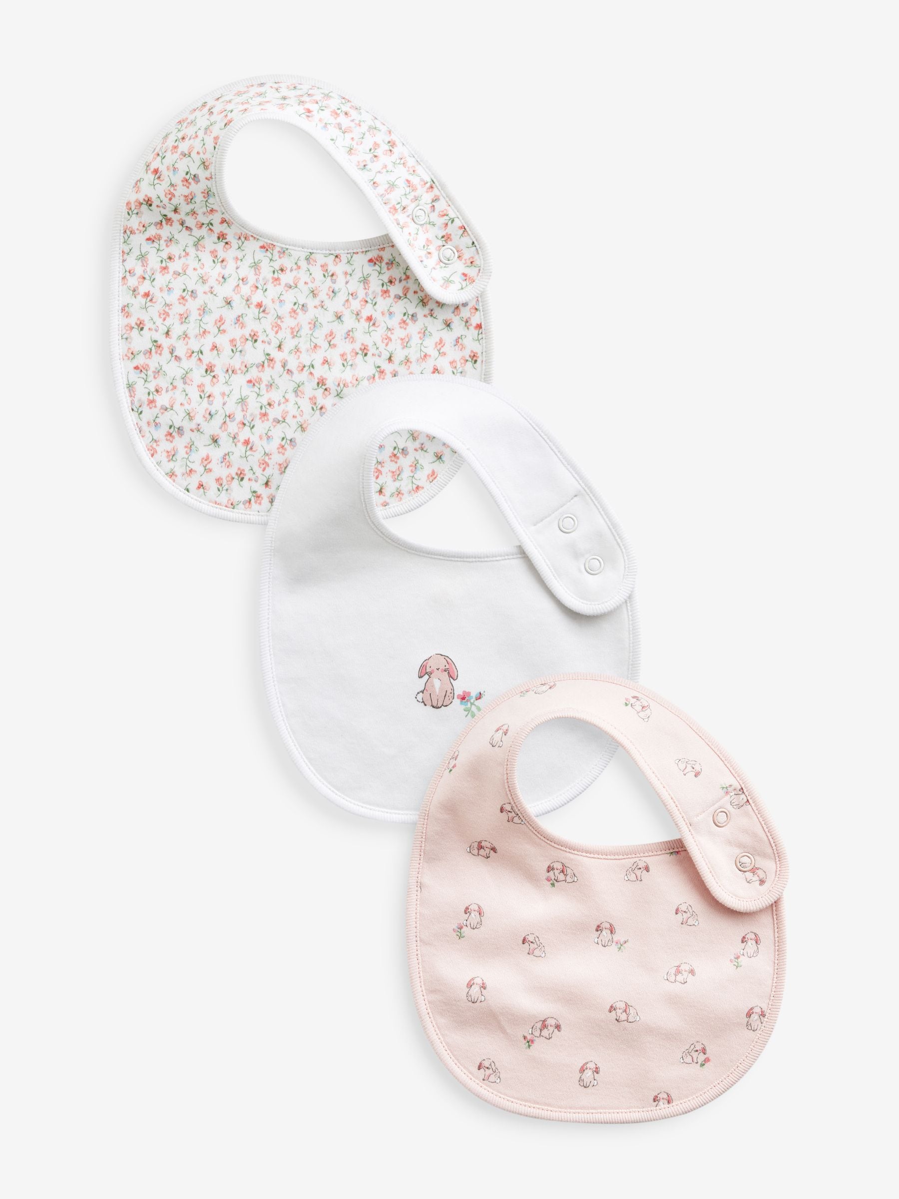 Roze - 3 Babyslabbetjes