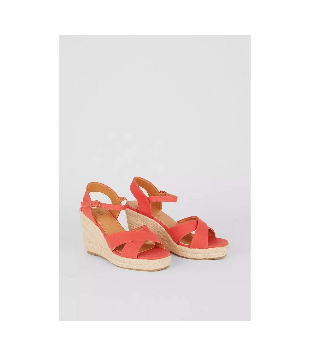 Dorothy Perkins - Chaussures à talon compensé ROMA - Femme (Rouge) - UTDP2448