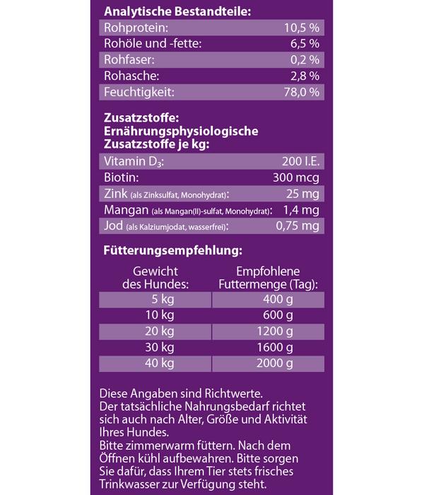 Dehner Lieblinge Nassfutter für Hunde Senior,